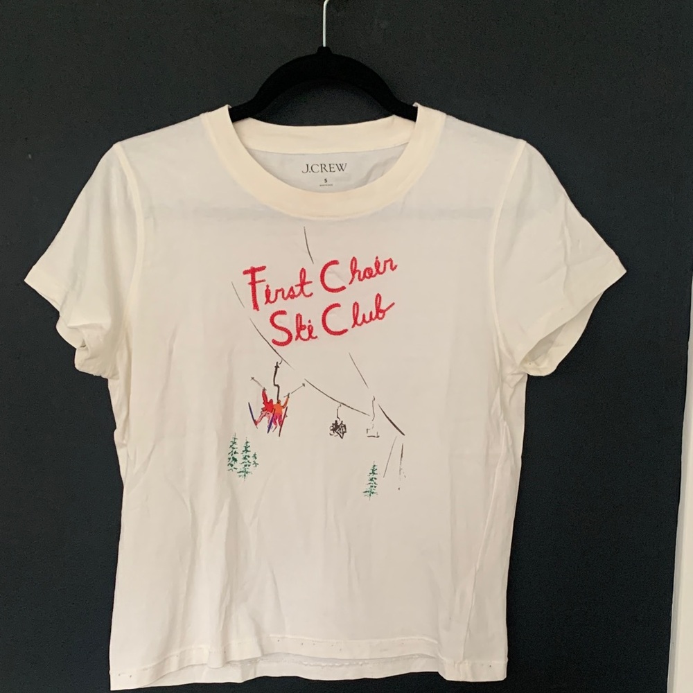 J.Crew cotton graphic T-shirt First Chair Club